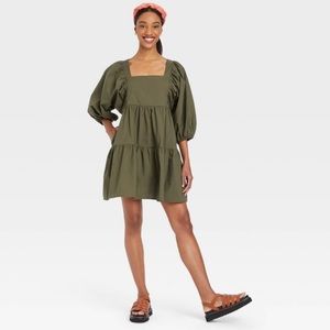 Womens short sleeve A-line dress by A New Day in XL